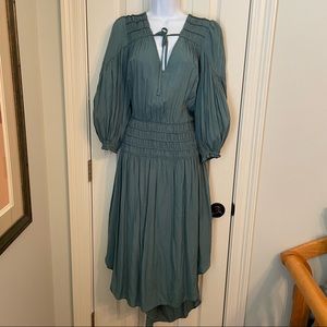 Mustard Seed - Front Smocked Detailed midi dress